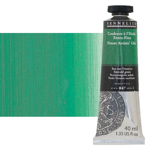 Sennelier - 40ml Artist Oil - Emerald Green Sub