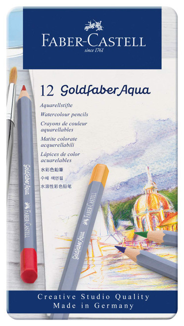 Goldfaber Aqua Watercolour Pencils Tin 12
