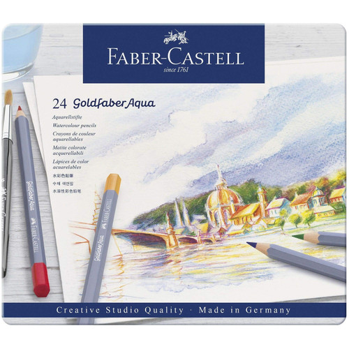 Goldfaber Aqua Watercolour Pencils Tin 24