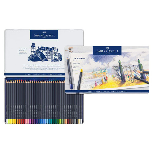 Goldfaber Aqua Watercolour Pencils Tin 36