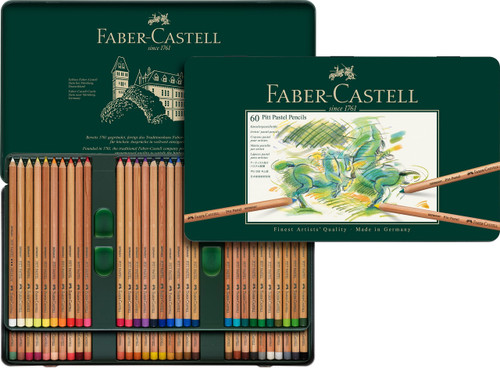 Tin of 60 Pitt Pastel Pencils