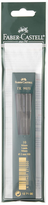 TK Clutch Pencil Leads - tube of 10 leads 2mm HB