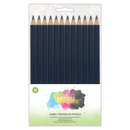 Artiste Jumbo Triangular HB Pencil Pack 12