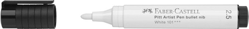 PITT Artist Big Bullet Pen White