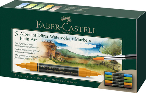 Albrecht Durer Watercolour Markers - Wallet of 5 Plein Air