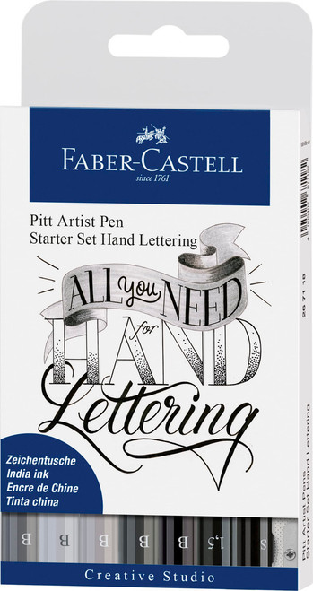 Pitt Pen Handlettering Design Starter Set