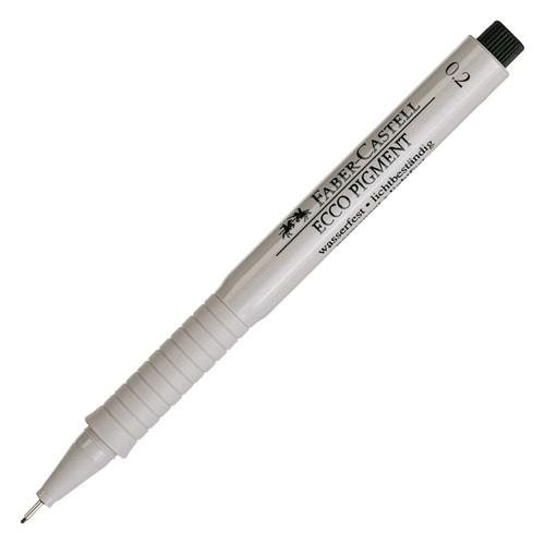 Ecco Pigment Fibre Tip Pen 0.2mm Black