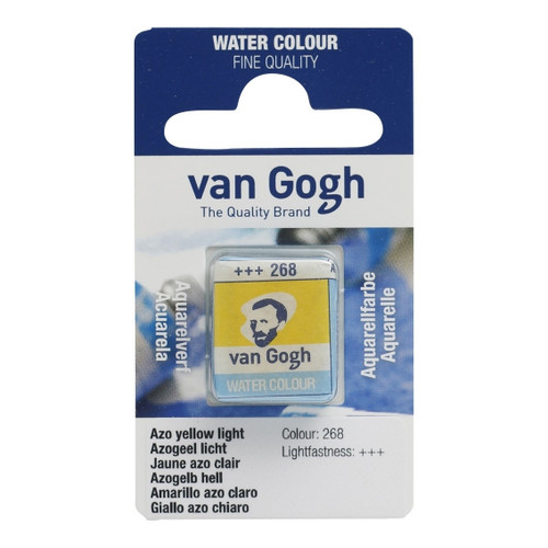 1/2 Pan - Van Gogh Watercolour - (Cadm. Equivalent) AZO yellow light