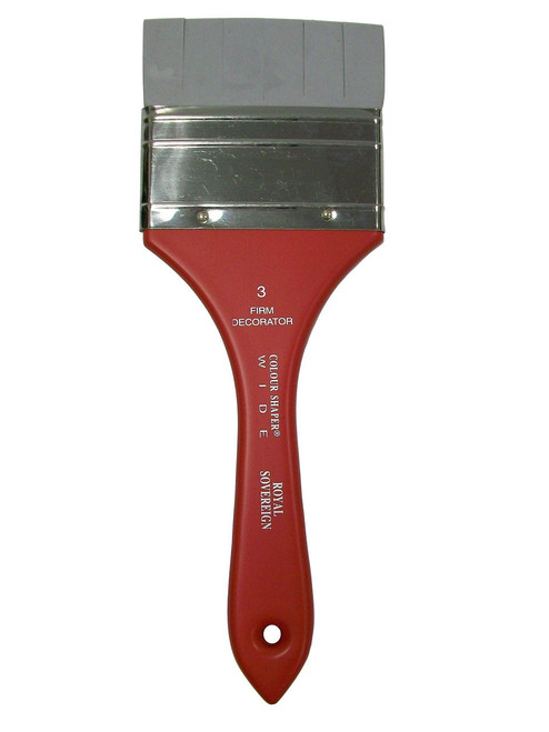 Wide Decorators Firm Grey Slit Tip Size 3