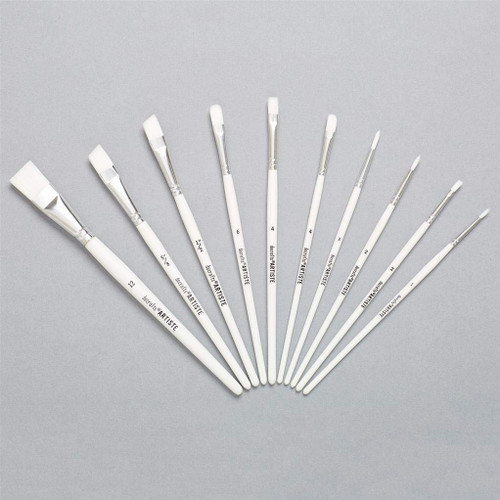 Acrylic / Oil Paint Brush Set (10pk)