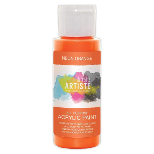 Artiste Acrylic 2Oz - Neon Orange