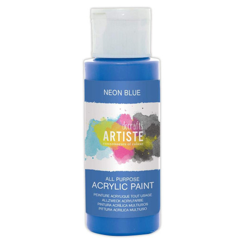 Artiste Acrylic 2Oz - Neon Blue