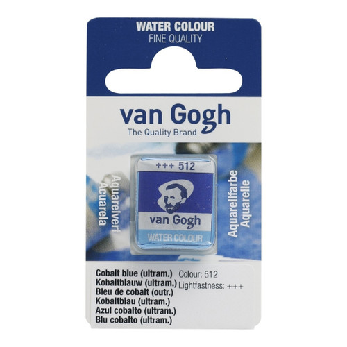 1/2 Pan - Van Gogh Watercolour - Cobalt blue ultramarine