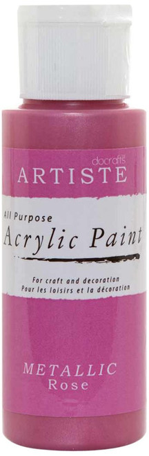 Artiste Acrylic 2Oz Metallic Rose