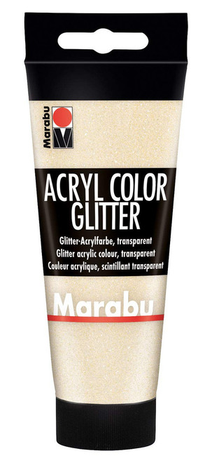 Acrylic Colour 100ml Glitter-Gold