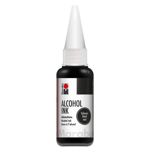 Marabu Alcohol Ink, black 073, 20 ml
