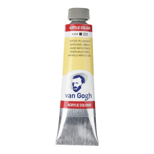 40ml - Van Gogh Acrylic - Naples yellow deep