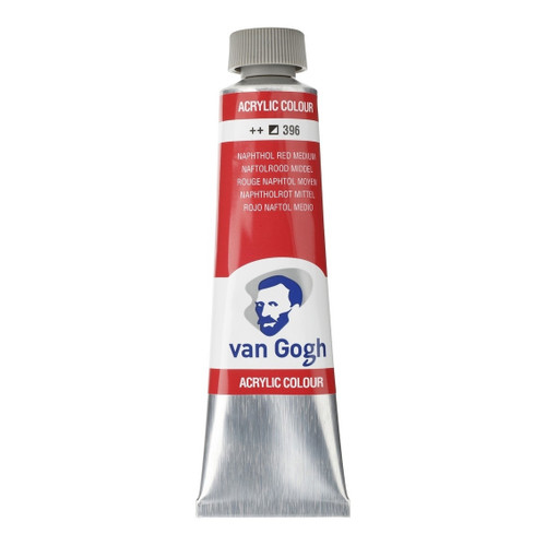 40ml - Van Gogh Acrylic - Naphthol red medium