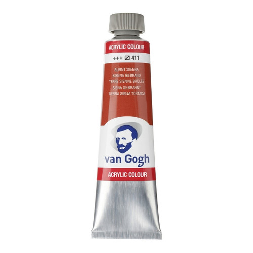 40ml - Van Gogh Acrylic - Burnt sienna