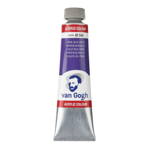 40ml - Van Gogh Acrylic - Permanent blue violet