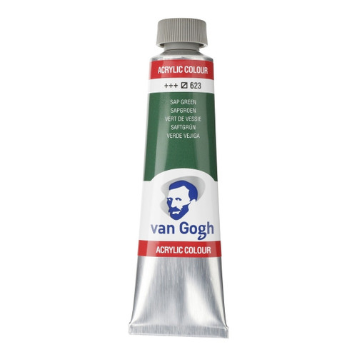 40ml - Van Gogh Acrylic - Sap green