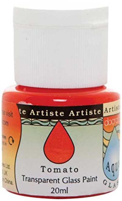 Glass Paint (20ml) - Aquaglass - Tomato