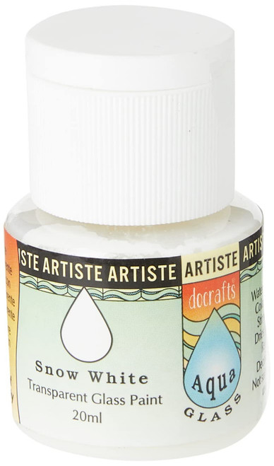 Glass Paint (20ml) - Aquaglass - Snow White