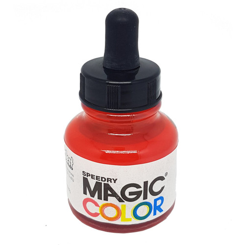 Liquid Acrylic Ink 28ml bottle with pipette MC600 Solar Scarlet