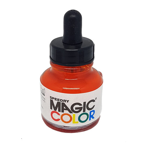 Liquid Acrylic Ink 28ml bottle with pipette MC200 Omega Orange