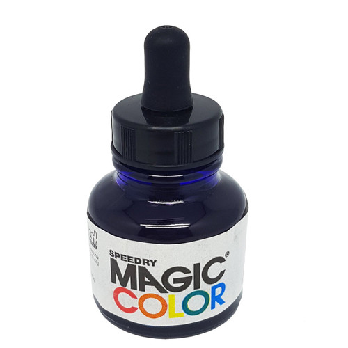 Liquid Acrylic Ink 28ml bottle with pipette MC400 Delta Violet