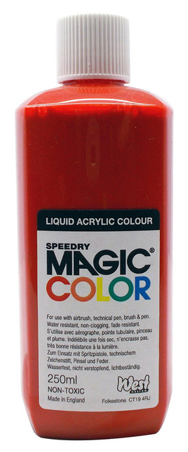 Liquid Acrylic Ink 250ml bottle MC600 Solar Scarlet