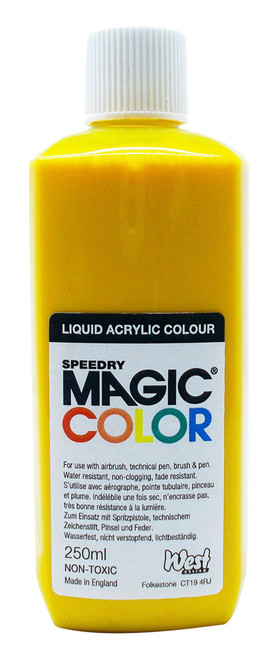 Liquid Acrylic Ink 250ml bottle MC120 Process Yellow