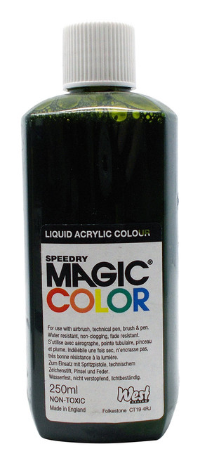 Liquid Acrylic Ink 250ml bottle MC390 Grecian Olive