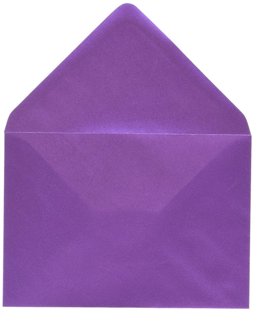 C6 Pearlised Envelopes 100gsm - Pack of 5 Boysenberry