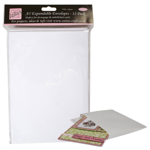 A5 Expandable Envelopes (12pk) - White