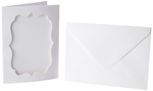 6 x 8 Cards/Envelopes Photo-Fit Aperture (4pk 300gsm) - White