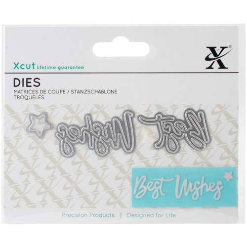 Mini Sentiment Die (3pcs) - Best Wishes