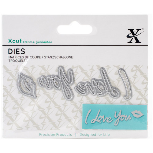 Mini Sentiment Die (4pcs) - I Love You