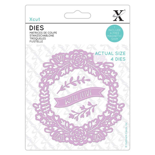 Dies - With Love Wreath (4pcs)