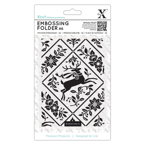 A6 Embossing Folder - Stag and Ivy