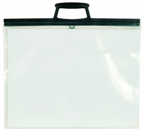 A1 Clear Clip-Close Poly Folio