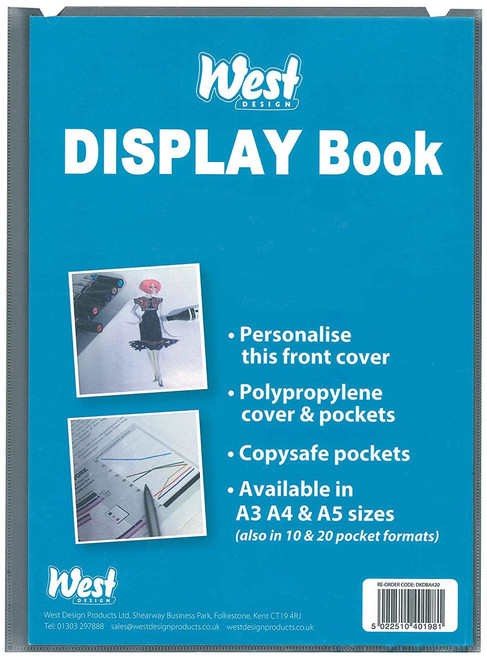 A3 Display Book fixed 10 pockets