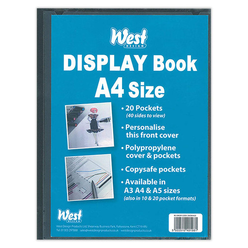 A4 Display Book fixed 10 pockets