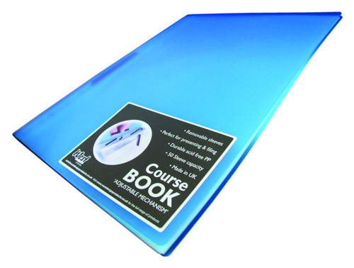 A4 Course Book Blue