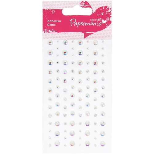 Adhesive Stones (104pcs) - Transparent