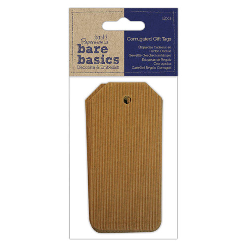 Corrugated Gift Tags (12pcs) - Bare Basics