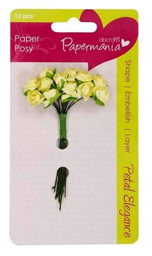 Petal Posy (12pcs) - Lemon Rose