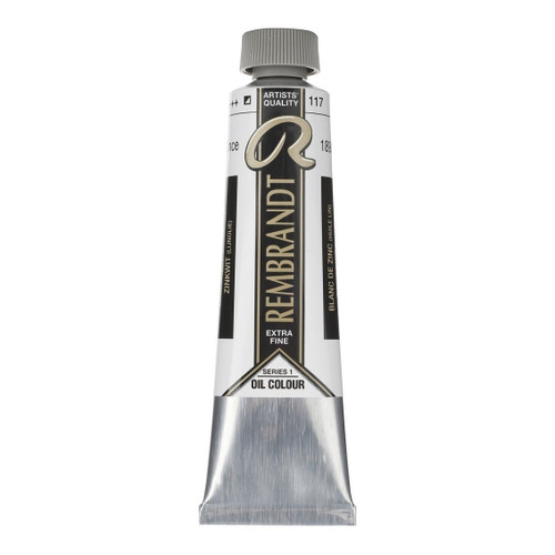 40ml - Rembrandt Oil - Zinc white (linseed oil) - Series 1