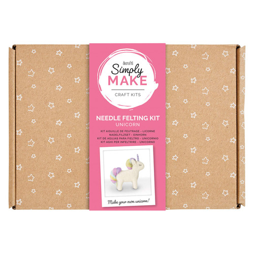 Needle Felting Kit - Simply Make - Unicorn