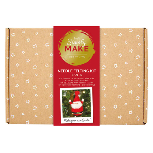 Needle Felting Kit - Simply Make - Santa